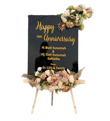 Papan Bunga Akrilik Naikoten Dua